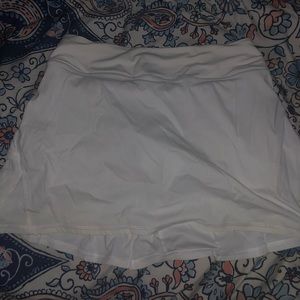 lululemon white tennis pacer skirt